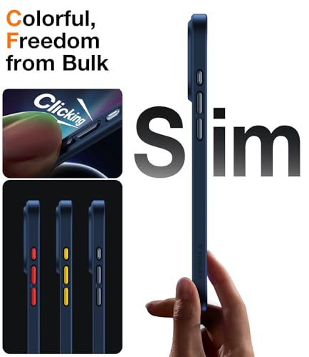 Image of TORRAS Shockproof Case for iPhone 17 Pro, 12FT Drop Protection, Blue