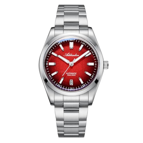 Image of ADDIESDIVE Mens Watch Automatic NH35 /8215 200M Luminous Easy to Read Dial Wrist Watch Minimalist Fashion Simple Watch Analog Date with Leather Strap and Bracelet