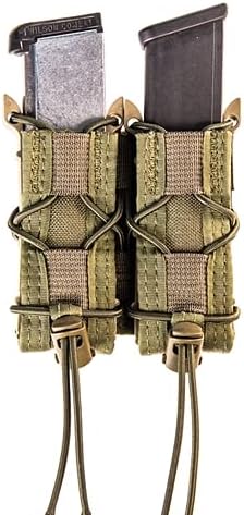 High Speed Gear - Double Pistol Taco ABM Mag Pouch, Police Gear & Military Gear, Tactical Magazine Pouch for Professionals