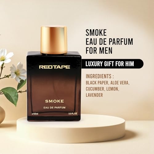 Image of Red Tape Smoke Eau De Parfum for Men 100ml | Premium Long-Lasting Perfume | Fresh & Elegant Scent | Luxury Fragrance for Men | Ideal for Gifting | Best Gift for Him
