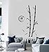 NSRJDSYT Adesivo murale Albero bambù Zen Enso Cerchio Adesivo in Vinile Murale Arte Soggiorno Divano Sfondo Decorazione Camera da Letto Decalcomanie Poster 57x91cm