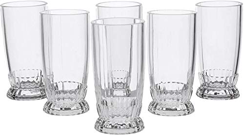 AzadLotus Tumbler Set Of 6-Piece, Clear S0196704
