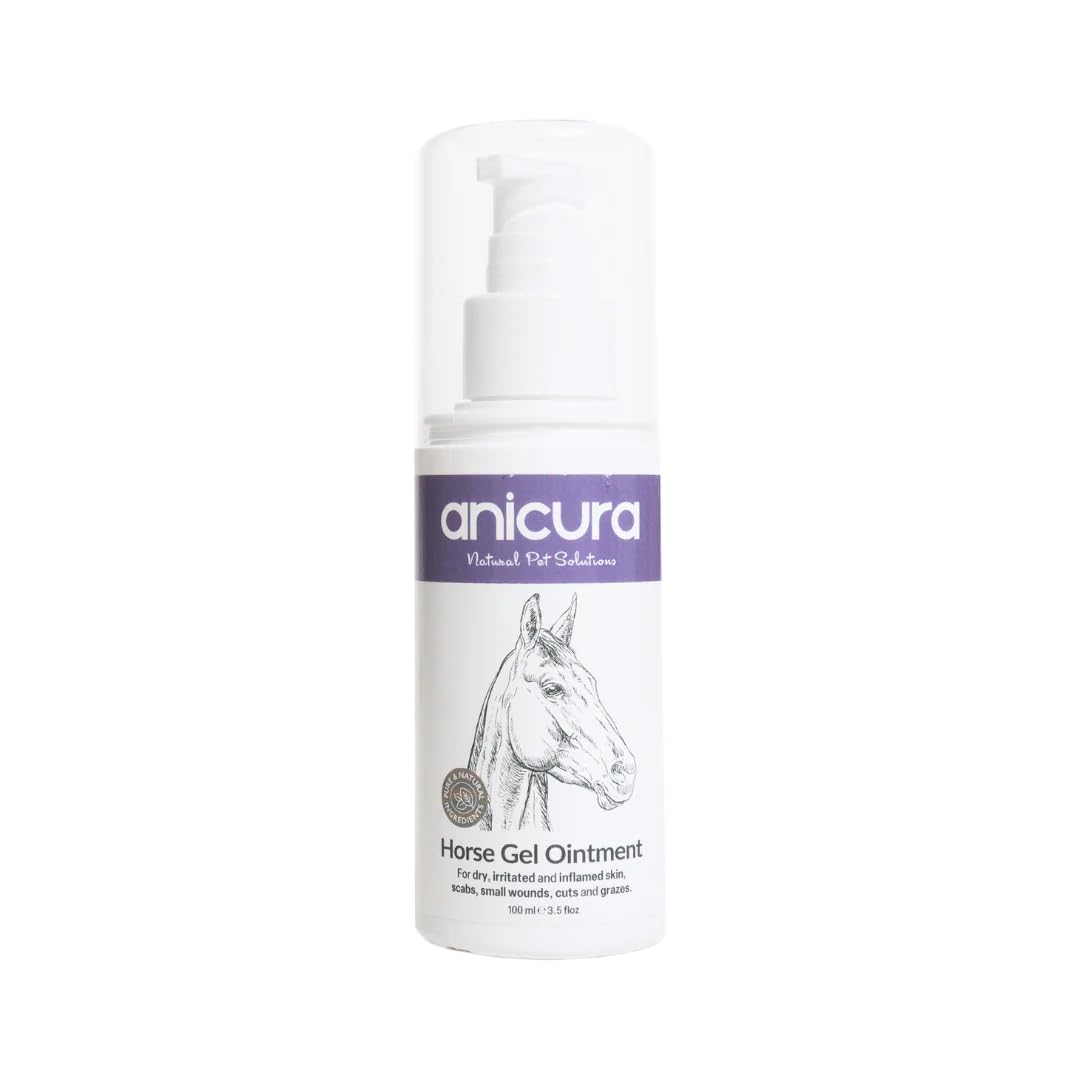 Anicura Horse Healing Gel 100ml, Advanced Care for Cuts Wounds, Scabs & Skin Irritations, Soothes