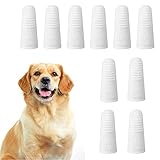 【Material de alta calidad】El cepillo de dientes para perros utiliza fibra natural y material de nailon, y el cepillo dientes gato tiene un diseño roscado.Para las personas, el material del cepillo dientes perro es muy cómodo y firme, y no es fácil que se caiga. Para perros y gatos, el diseño roscado del cepillo de dientes para perros significa más fricción, lo que garantiza un rendimiento de limpieza excelente, fácil y sencillo.