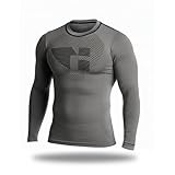 Camiseta Térmica Deportiva de Compresión Unisex | Manga Larga Ajuste Ideal para Ciclismo, Running y Trail Running