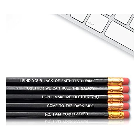 Fresh Prints of CT Dark Side - Inspirational Pencils Engraved With Funny And Motivational Sayings For School And The Office Cover