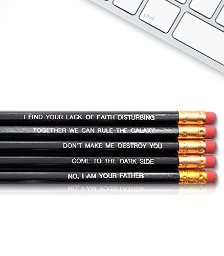 Fresh Prints of CT Dark Side - Inspirational Pencils Engraved With Funny And Motivational Sayings For School And The Office Fresh Prints of CT Dark Side - Inspirational Pencils Engraved With Funny And Motivational Sayings For School And The Office