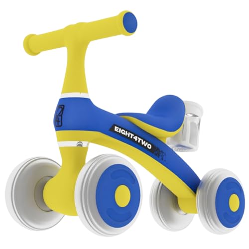EIGHT4TWO Correcorredores bebé 1 ano leve e estável | bicicleta bebé de 1 ano para equilíbrio e desenvolvimento, brinquedos para crianças de 1 ano (azul)
