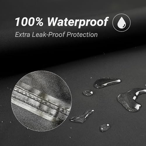 Image of Coverland Custom Fit SUV Car Cover for 2007-2026 Mazda CX-9, CX-90, Waterproof All Weather, Car Covers for Automobiles, Rain, Snow, UV, Sun Protection, Full Exterior Covers, Stripe(Black /Gray)