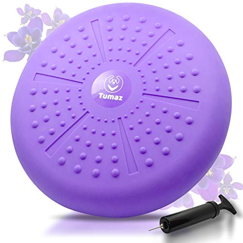 Tumaz Cojines de Equilibrio- Mejorar la Postura de Sentado y También Estabilidad Disco de Equilibrio para la Fisioterapia, Alivio del Dolor de Espalda y Fuerza Central para Todas Las Edades
