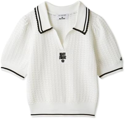 Amazon | 【LILY BROWN×MARY QUANT】シアーポロニットトップス