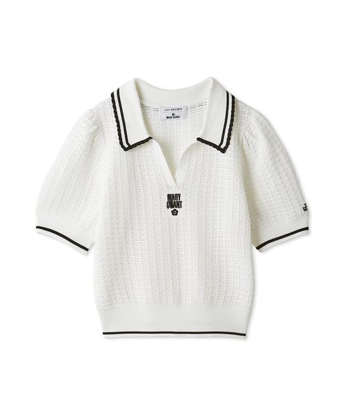 Amazon | 【LILY BROWN×MARY QUANT】シアーポロニットトップス