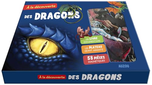 A la découverte des dragons: Un livre documentaire, un plateau géant animé, 58 pièces magnétiques
