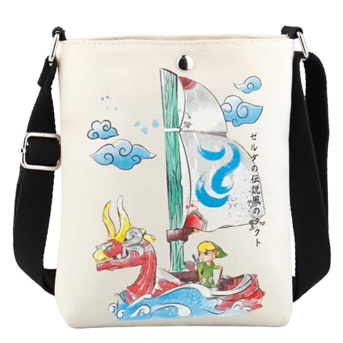 KUIYAI Game Merch - Bolsa cruzada para regalo de videojuegos, bolsa de mensajero para fanáticos de los videojuegos (verde legen) KUIYAI Game Merch - Bolsa cruzada para regalo de videojuegos, bolsa de mensajero para fanáticos de los videojuegos (verde legen)