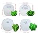 Woohome 9 PCS Succulent Silicone Mould, Cactus Flower Resin Casting Moulds Epoxy Resin Plants Mould for Making Cake, Chocolate, Handmade Candle, Fondant, Epoxy Resin, Polymer Clay