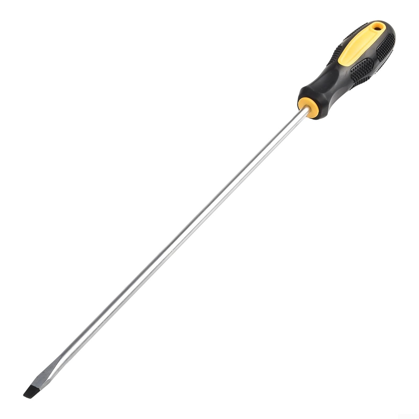 Tournevis plat de 30,5 cm de long avec pointe magnétique pour diverses applications (tournevis fendu)