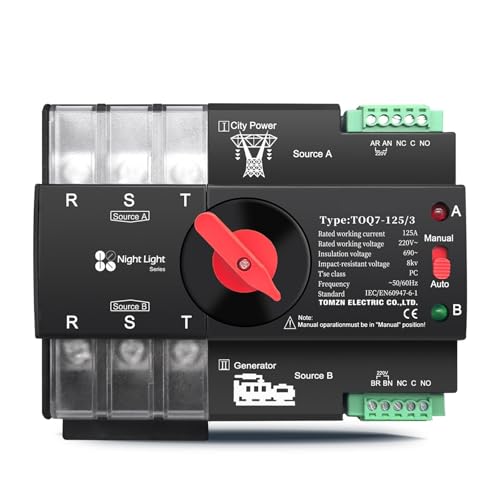 ATS 3P 100A commutateur triphasé pour groupe électrogène domestique
