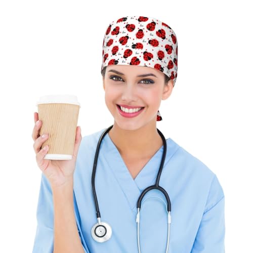 Image of Unisex Adjustable Surgical Sweatband - Elastic Bandage Cap - Scrub Caps for Nurse Working Cap