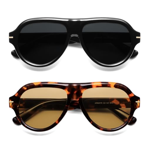 Polarized Aviator Sunglasses Trendy RetroWomens Mens 90s Classic Vintage Sun Glasses AR823793