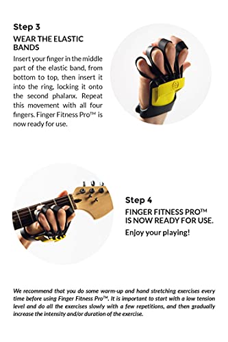 Finger Fitness Pro - Training voor de hand, omarming en vingers - Uniek dat bij het oefenen kan worden gedragen - ideaal voor muzikanten - Image 7