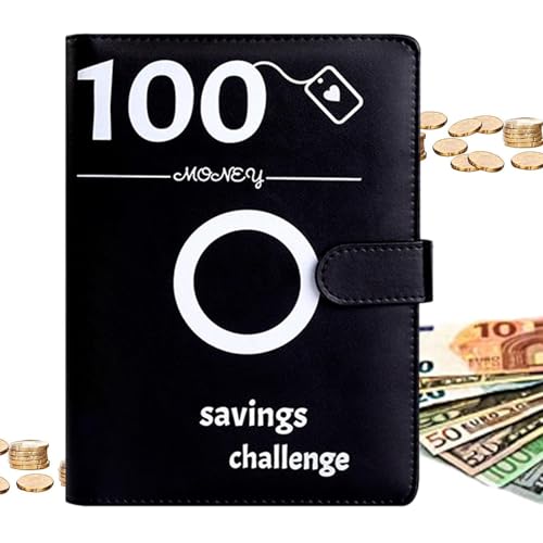 100 Envelope Saving Challenge, Budget Planner 100-Tage Bugetplaner Startset Finanzplaner, Challenge Für Budgetplaner, 5 Budget Planer Umschlagmethode, Sparchallenge Budgetordner Budget Planner Sparen
