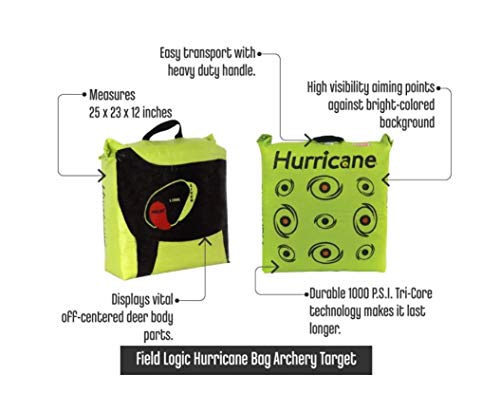 Field Logic Hurricane H28 Archery Bag Target Green, 28 Inch #TOP3
