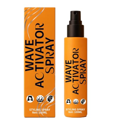 PlocoXe Wave Activator Spray for Curly | Wavy & Coily Hair, Leave in Conditioner Spray with linseed & Aloe Vera,Anti-Frizz, Define & Refreshing Hair Spray 3.38 fl oz