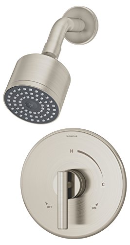 70% Off Everything Symmons 3501-CYL-B-STN-TRM Dia Shower Trim with Lever Handle, Satin Nickel