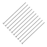 Angoily 10stücke Silberne Ohrringnadeln Diy Schmuckzubehör Multifunktionale Schmucklieferungen Für Handwerk Hobbyisten