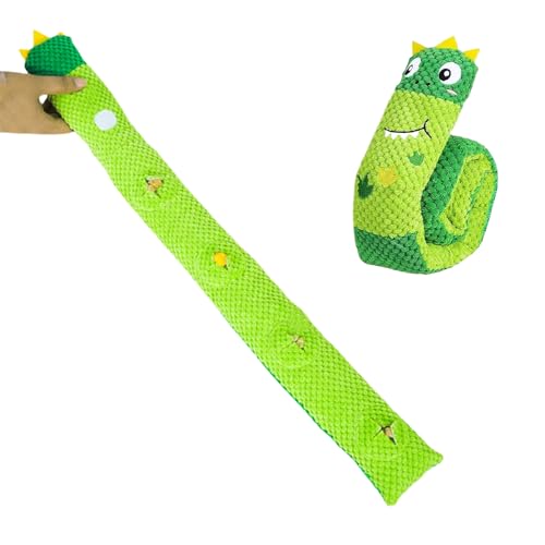 Quorvex Juguetes para Perros Masticadores Fuertes | Juguetes Chirriadores para Masticadores Fuertes,Suministros Mascotas Interactivos, Peluche Suave con Chirriador para Masticar y Jugar