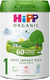 HiPP Organic 1 from Birth Onwards First Infant Milk 800g (Case of 2)