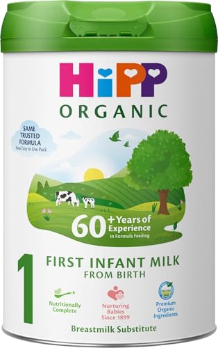 HiPP Organic 1 from Birth Onwards First Infant Milk 800g (Case of 8)
