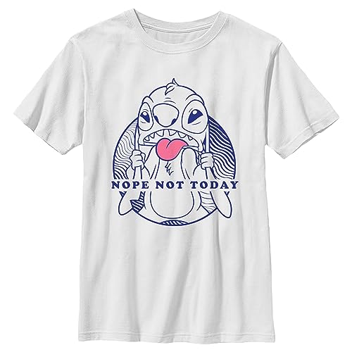 Amazon.com: Boy's Lilo & Stitch Nope Not Today Angry Stitch T