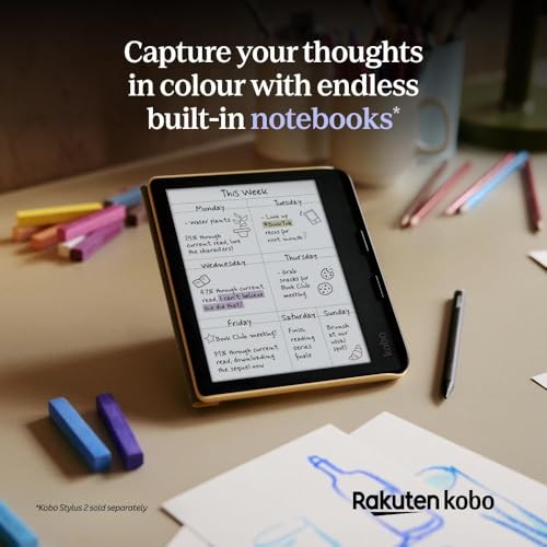 Image of Kobo Libra Colour | eReader Tablet| 7� Glare-Free Color E Ink Kaleido� 3 Display | Dark Mode Option | Audiobooks | Waterproof | Black - New Model