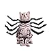 Zidao Mascota Traje Patas de araña para los Gatos del Traje de la araña del Gato del Perro Conveniente para Las Fiestas de Halloween y Grandes,1,M