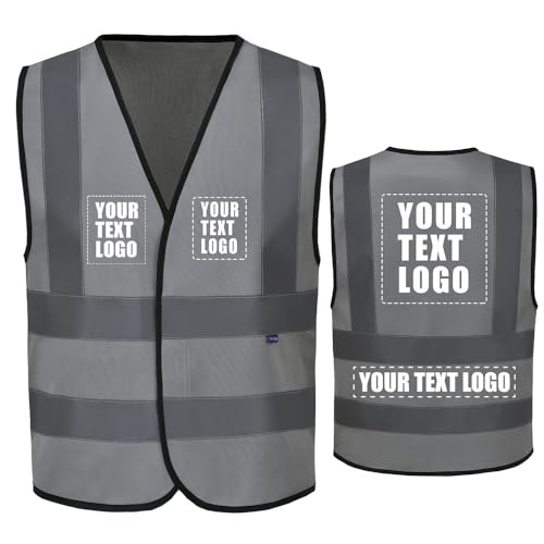Image of AYKRM 12 colour High visibility viz vest hi vis viz reflective work construction safety vest (XS-8XL)