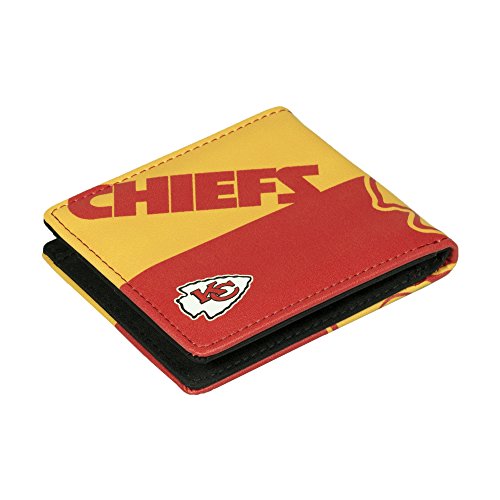 Littlearth NFL Kansas City Chiefs Bi-Fold Wallet Team Color 4 x 5 x 1