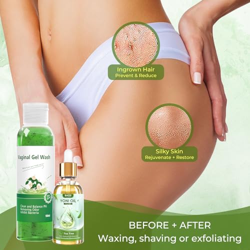 Bassi Feminine Wash & Yoni Oil & Yoni Soap Tea Tree Set For Women thumb #2