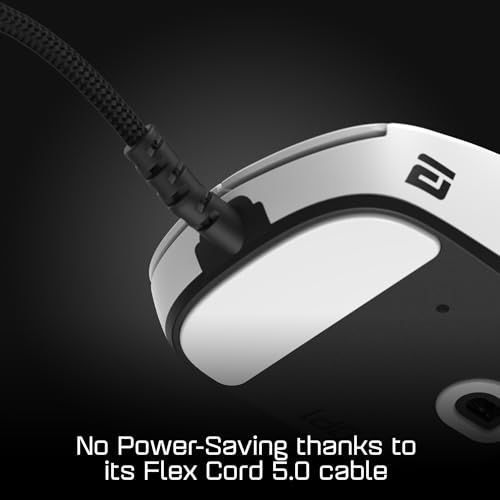 Image of ENDGAME GEAR OP1 Gaming Mouse - Precision Sensor, Kailh GX Switches, Lightweight Design, Swappable Buttons, Hybrid Skates, White With USB Connection