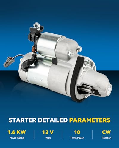 Image of PHILTOP New 17934N Starter Compatible with 2008-2013 G37, 2014-2023 Q50 | Starter for 2008-2013 G37, 2014-2023 Q50, 2009-2020 370Z, 2014-2017 QX50, 2011-2013 M37, 2014-2015, 2017-2022 Q60
