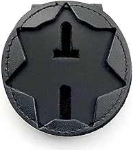 Perfect Fit Shield Wallets Harris County Sheriff HSCO Clip On Badge Holder with Neck Chain (Cut-Out 1257)