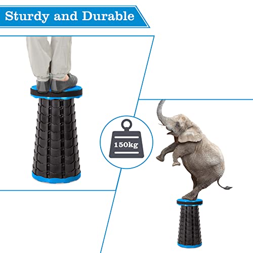 Leogreen Sgabello Pieghevole, Sgabello Telescopico...