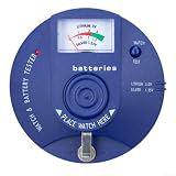Tester per movimento al quarzo e analizzatore di impulsi della batteria, 1,5 V 3 V, rilevamento della tensione delle cellule a bottone, ABS per alloggiamento resistente agli urti, indicatori LED e bip