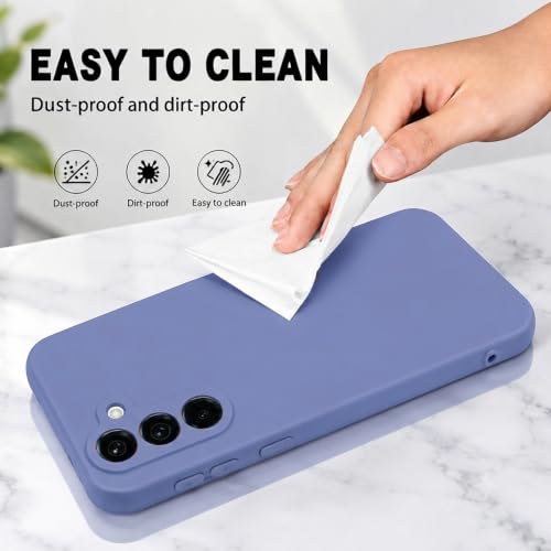 Image of Back Cover Compatible with Samsung Galaxy S26 Plus 5G | Full Camera Protection | Premium Liquid Silicon Case | Flexible Bumper Case for Samsung Galaxy S26 Plus 5G (Blue)