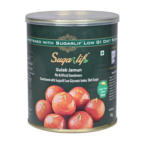 Sugarlif Desi ghee Gulab Jamun 1 Kg (Pack of 1) - Sweetened with ...