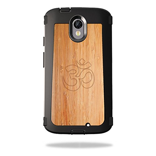 MightySkins Skin Compatible with OtterBox Defender Motorola Droid Turbo 2 Case wrap Cover Sticker Skins Bamboo Ohm