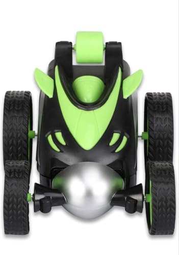 Image of Chettriyanshi Rechargeable RC Stunt Car for Kids | 360 Rotating Remote Control Toy Car with LED Lights & Music | USB Charging | Gift for Boys & Girls (Colour as per Stock Available)