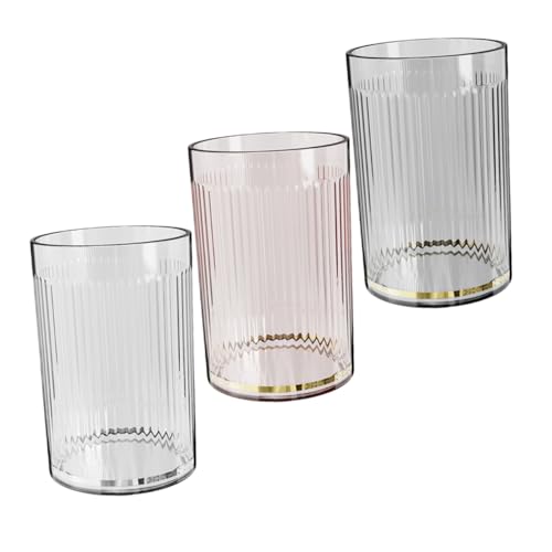 DRESSOOS 3 Piezas De Soporte para Cepillo De, Soporte para Cepillo De, Recipiente para Cepillo De, Vasos para Pasta De, Tazas para Cepillado De, Vasos para Cepillo De De Baño, Vasos