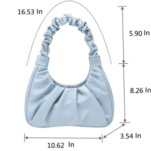 Bolso Hobo Tote para mujer con zipper mini clutch miniatura 3