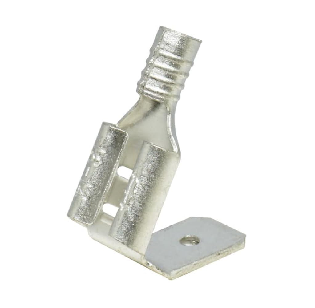 Non-Insulated 16-14 Gauge Piggy Back Quick Uninsulated Disconnect Connector - .250 1/4